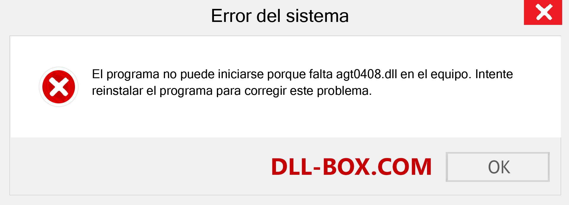 ¿Falta el archivo agt0408.dll ?. Descargar para Windows 7, 8, 10 - Corregir agt0408 dll Missing Error en Windows, fotos, imágenes